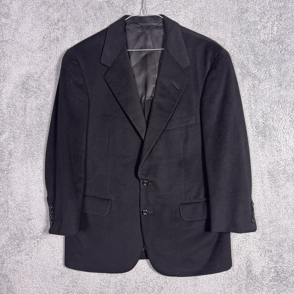 Oxxford Clothes Blazer Mens 40R 100% Pure Cashmere Sport Coat Vintage